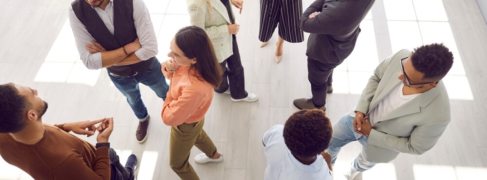 young people socializing